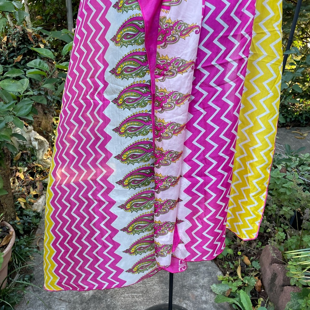 Silk Scarf Rectangular Shape, Very Thin - image 5